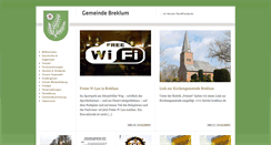 Desktop Screenshot of breklum.de